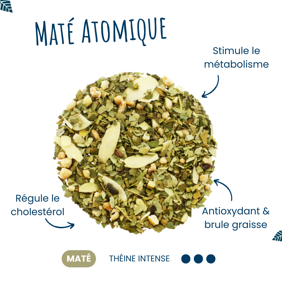 maté, amande, noisette